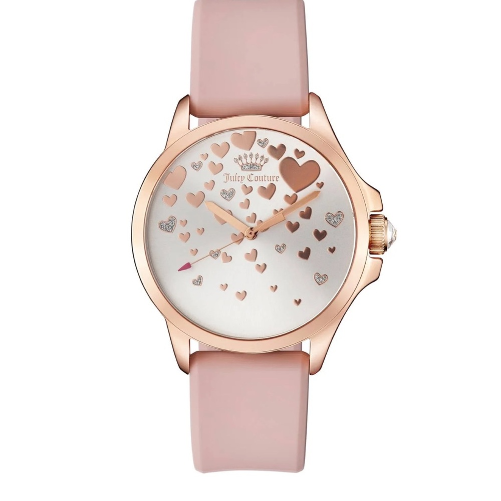 Juicy Couture Pink Heart Watch
